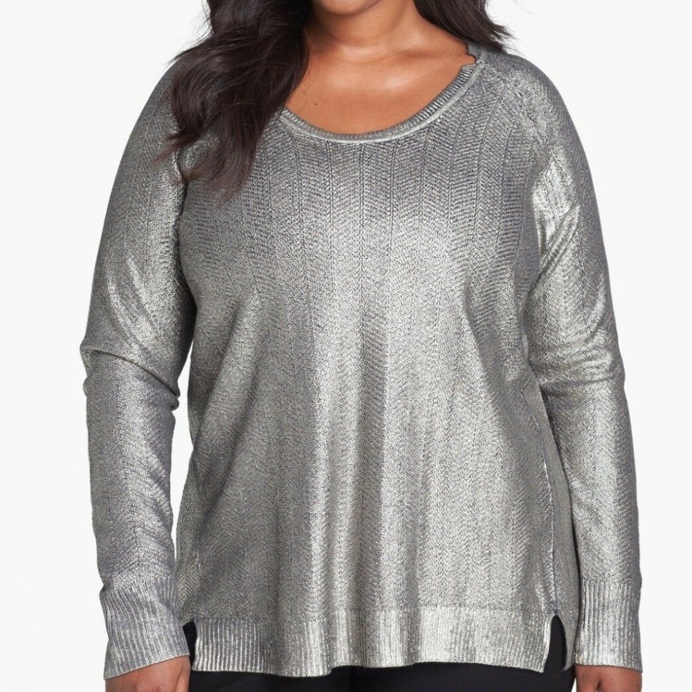 'Mirah' Foiled Sweater